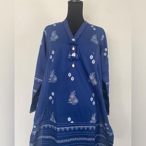 - Pakistani Designer Kurta - Gul Ahmed - New with Tags